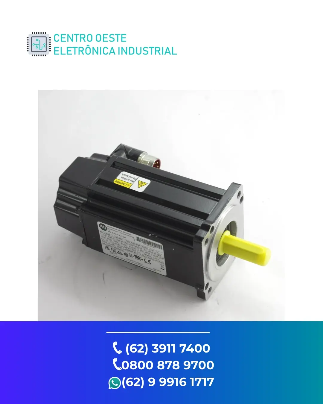 ASSISTÊNCIA TÉCNICA DE SERVO MOTOR ALLEN BRADLEY VPL GOIANIA