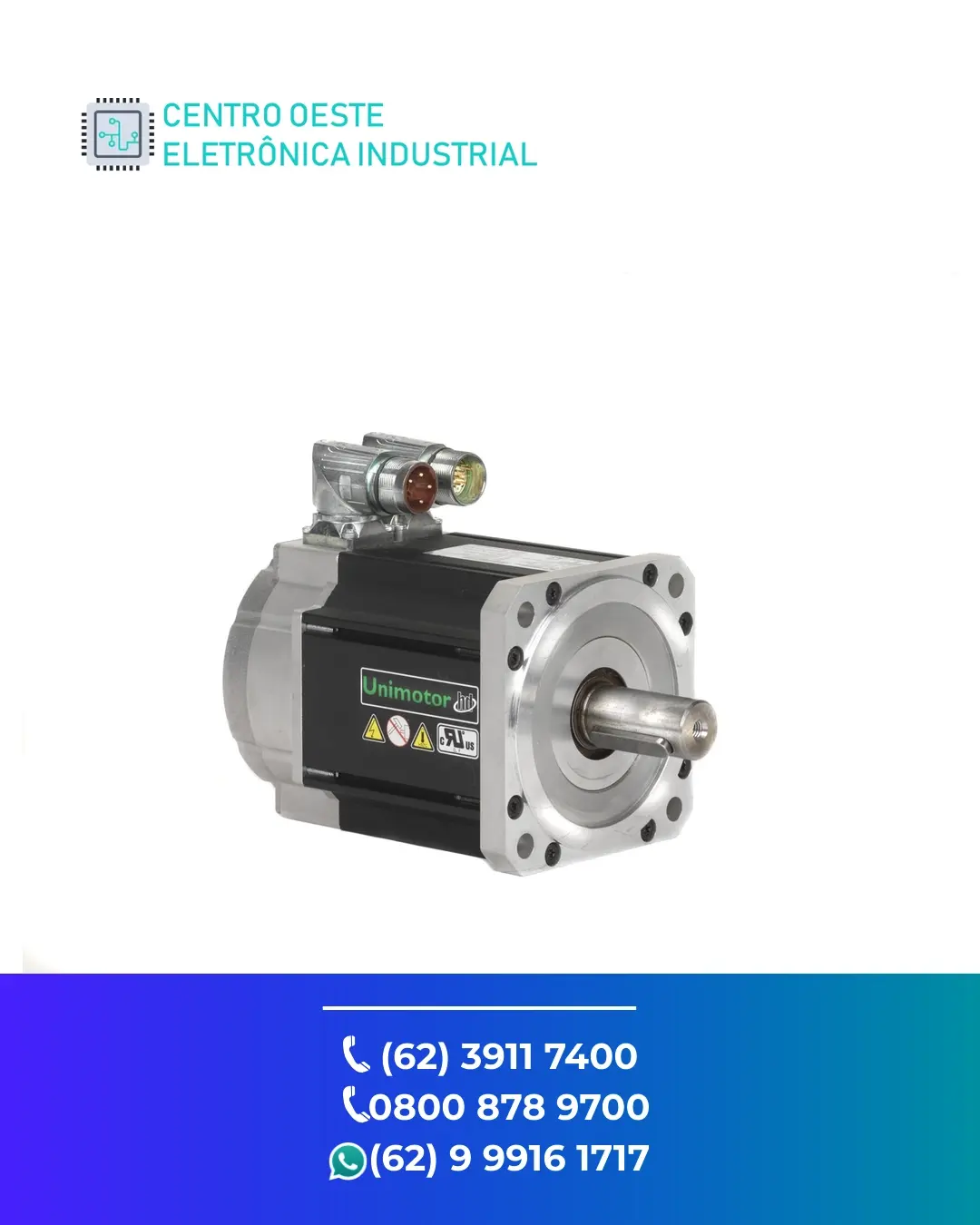 ASSISTÊNCIA TÉCNICA DE SERVO MOTOR CONTROL TECHNIQUES UNIMOTOR GOIÁS
