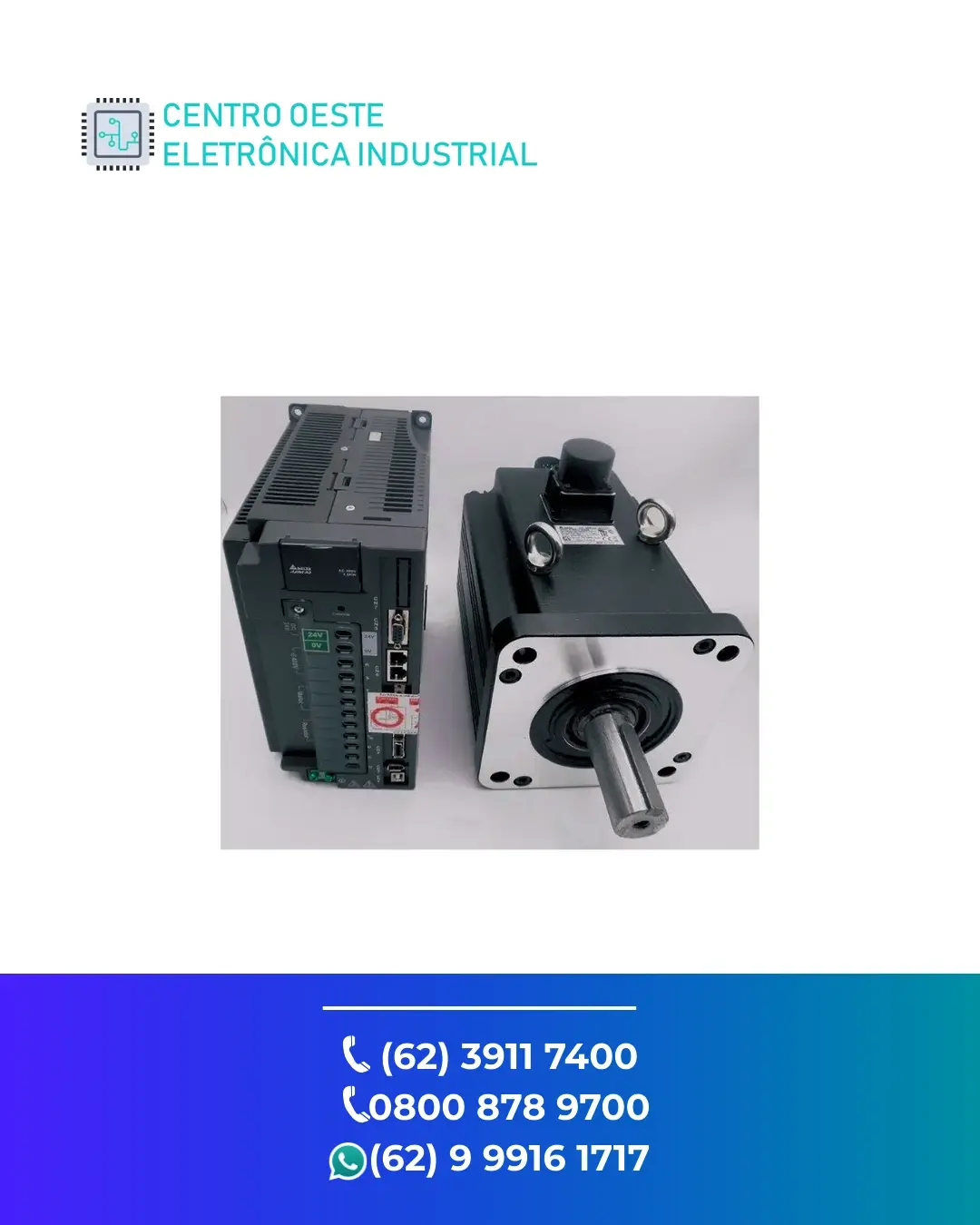 ASSISTÊNCIA TÉCNICA DE SERVO MOTOR DELTA ECMC GOIÁS