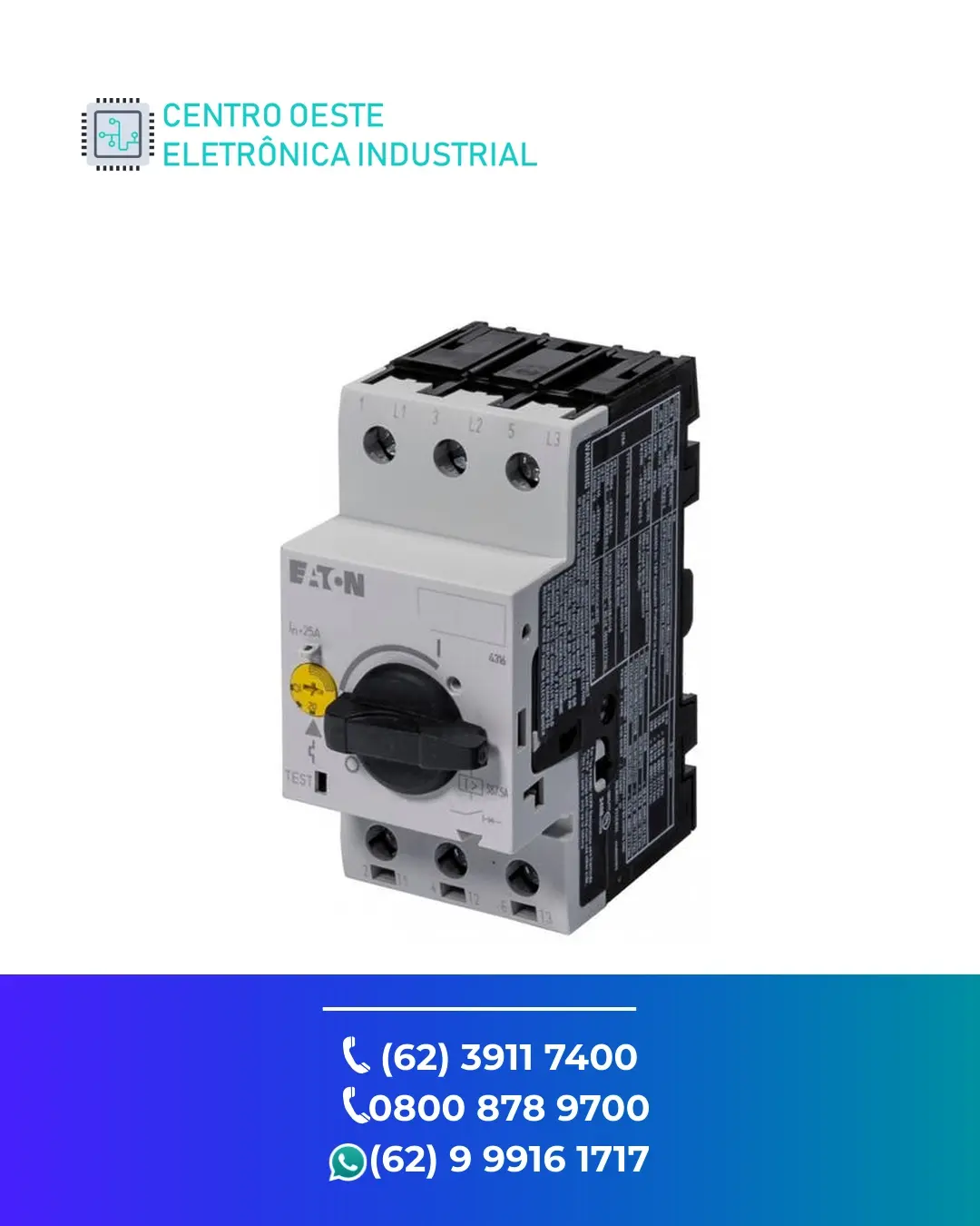 ASSISTÊNCIA TÉCNICA DISJUNTOR MOTOR EATON PKE GOIÁS