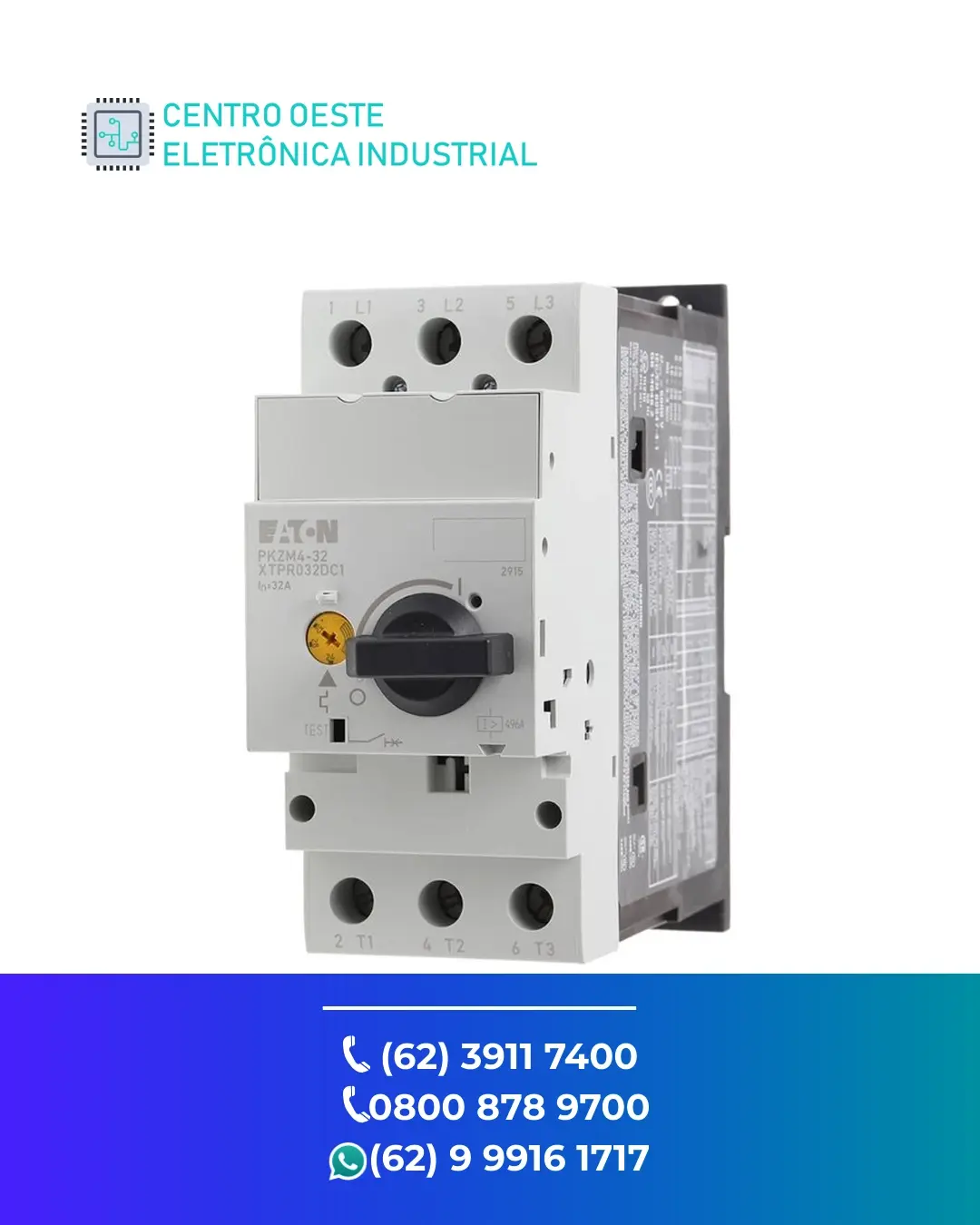 ASSISTÊNCIA TÉCNICA DISJUNTOR MOTOR EATON PKZM4 BRASIL