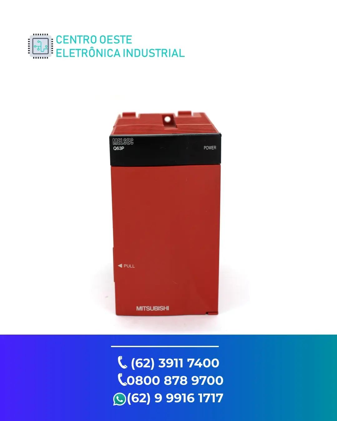 ASSISTÊNCIA TÉCNICA FONTE MITSUBISHI Q63P BRASIL