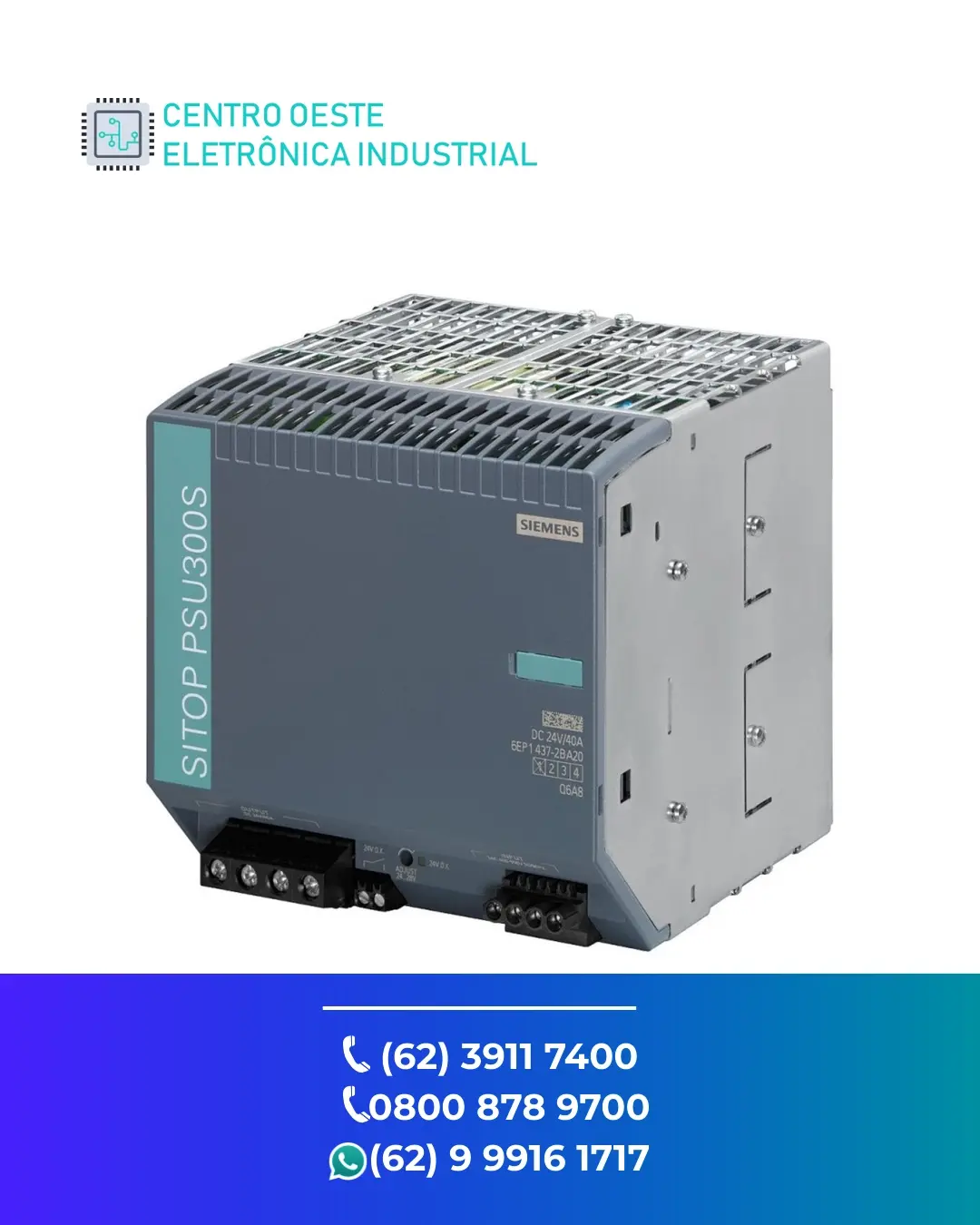 ASSISTÊNCIA TÉCNICA FONTE SIEMENS SITOP PSU300S BRASIL