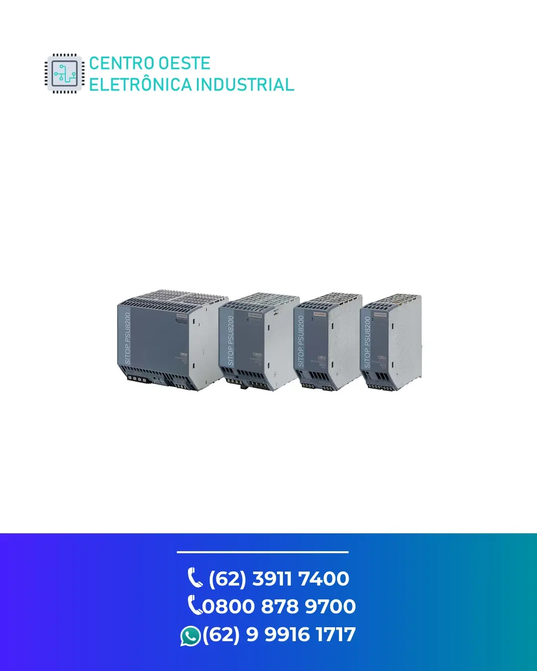 ASSISTÊNCIA TÉCNICA FONTE SIEMENS SITOP PSU8200 GOIANIA