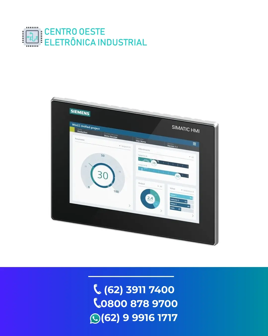 ASSISTÊNCIA TÉCNICA IHM SIEMENS COMFORT PANEL BRASIL