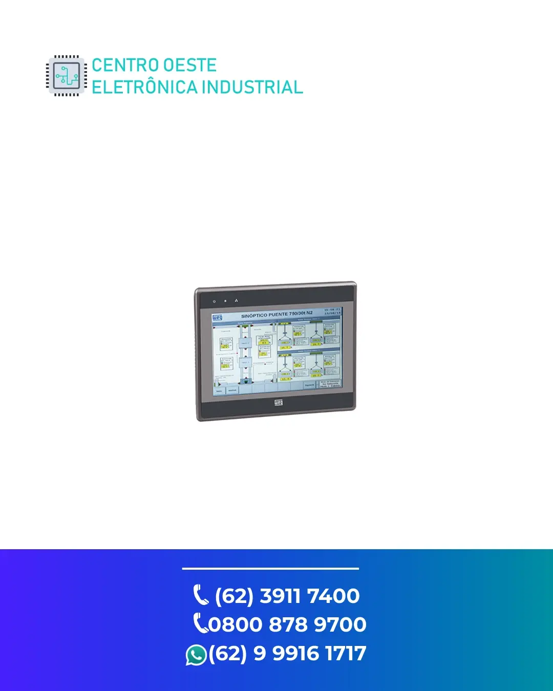 ASSISTÊNCIA TÉCNICA IHM WEG CANVAS GOIANIA