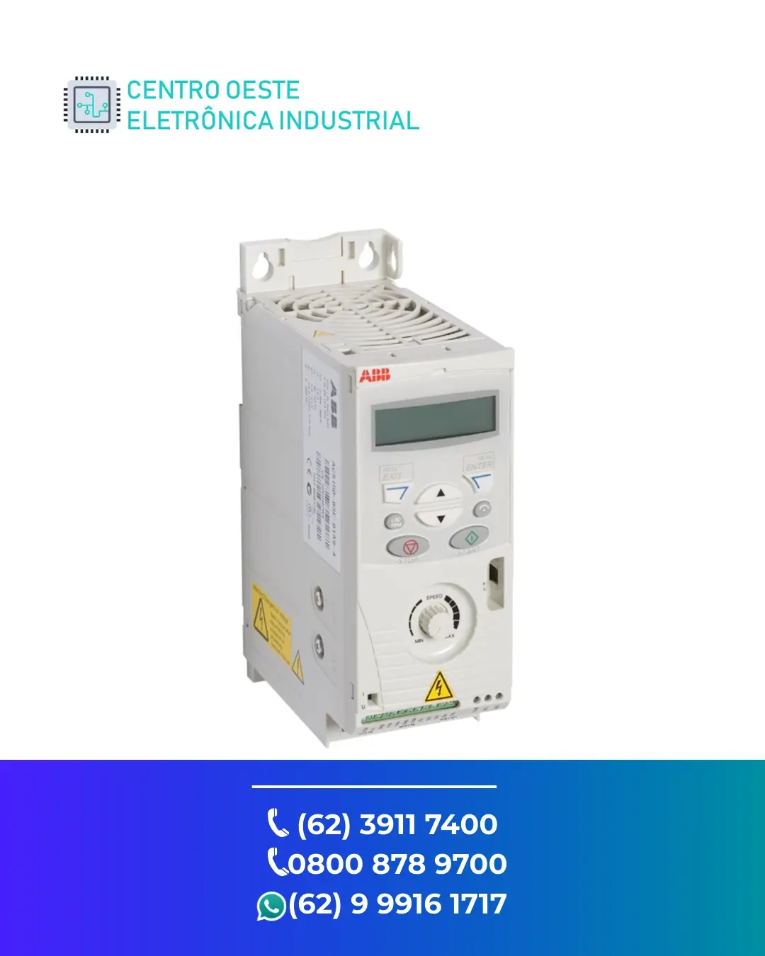 ASSISTÊNCIA TÉCNICA INVERSOR ABB ACS150 BRASIL