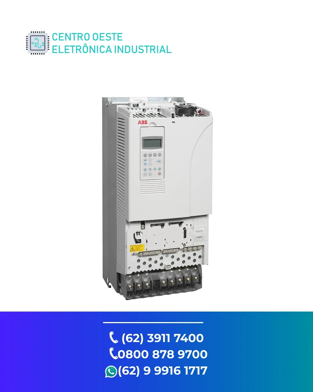 ASSISTÊNCIA TÉCNICA INVERSOR ABB ACS480 GOIANIA