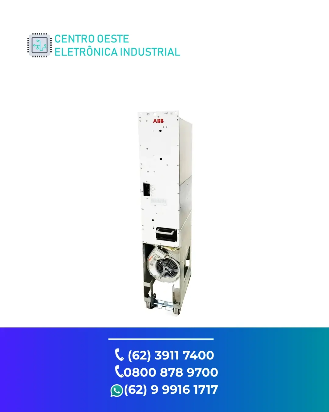 ASSISTÊNCIA TÉCNICA INVERSOR ABB INDUSTRIAL DRIVE GOIANIA