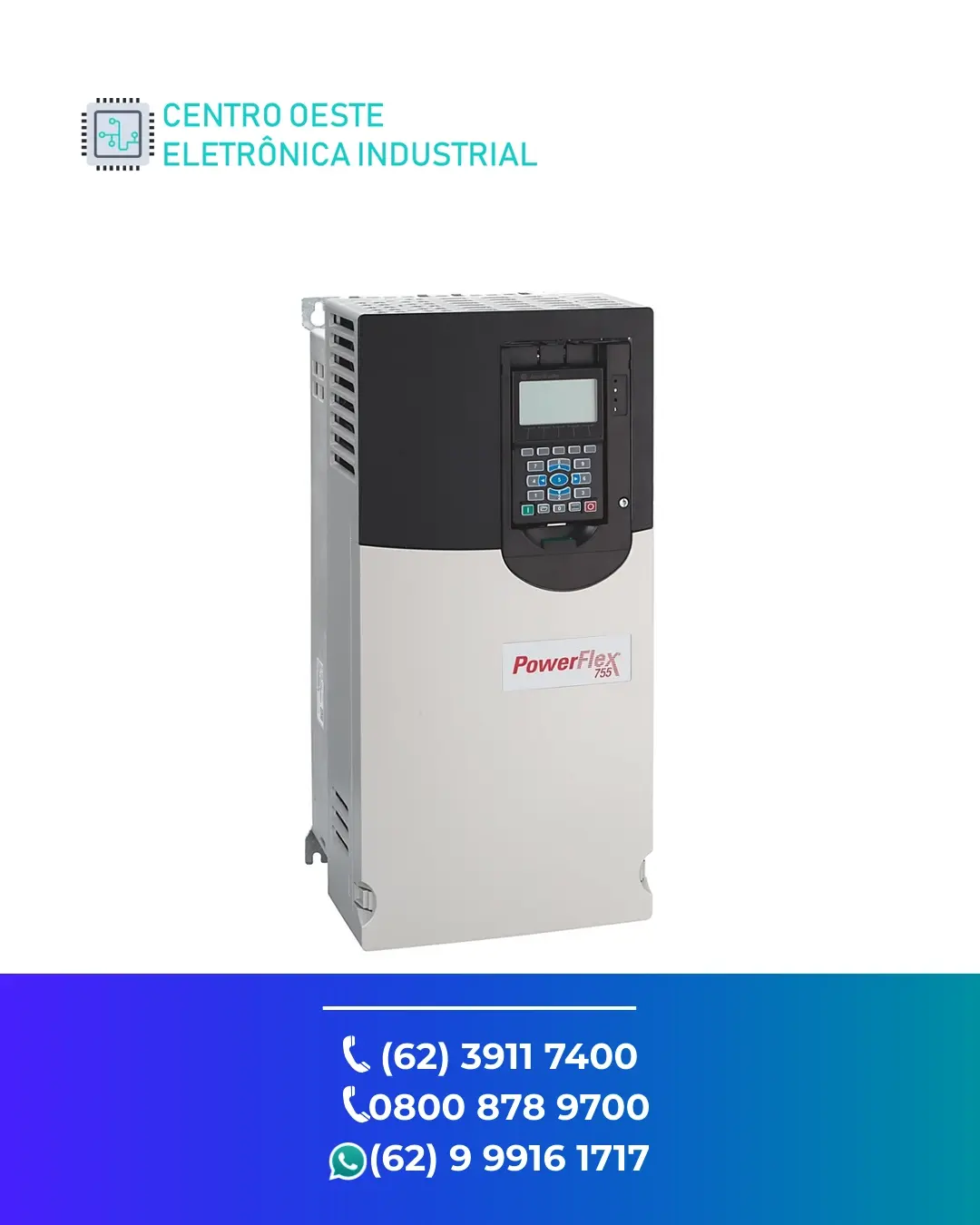 ASSISTÊNCIA TÉCNICA INVERSOR ALLEN BRADLEY POWERFLEX 753 BRASIL