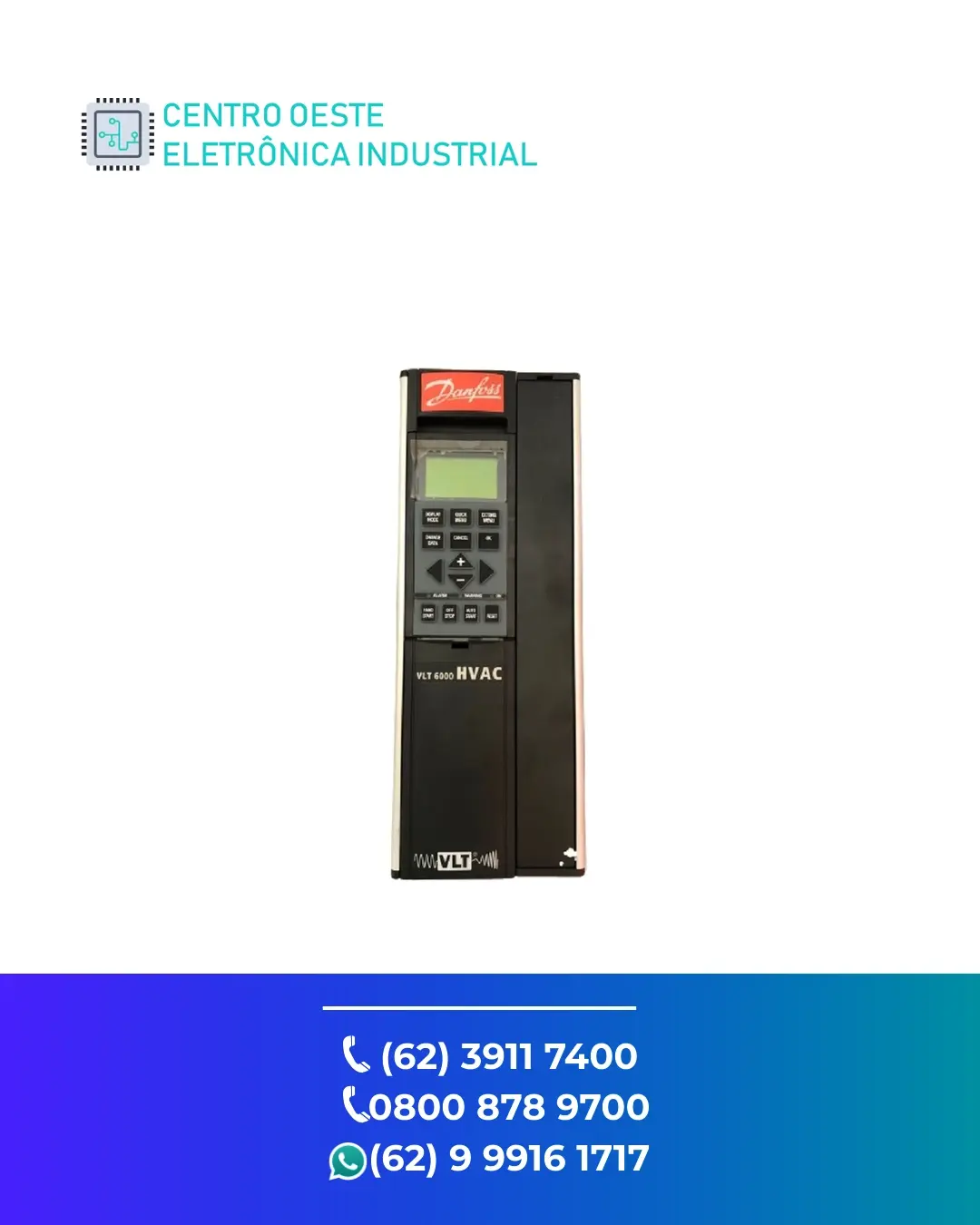 ASSISTÊNCIA TÉCNICA INVERSOR DANFOSS VLT 6000 GOIÁS