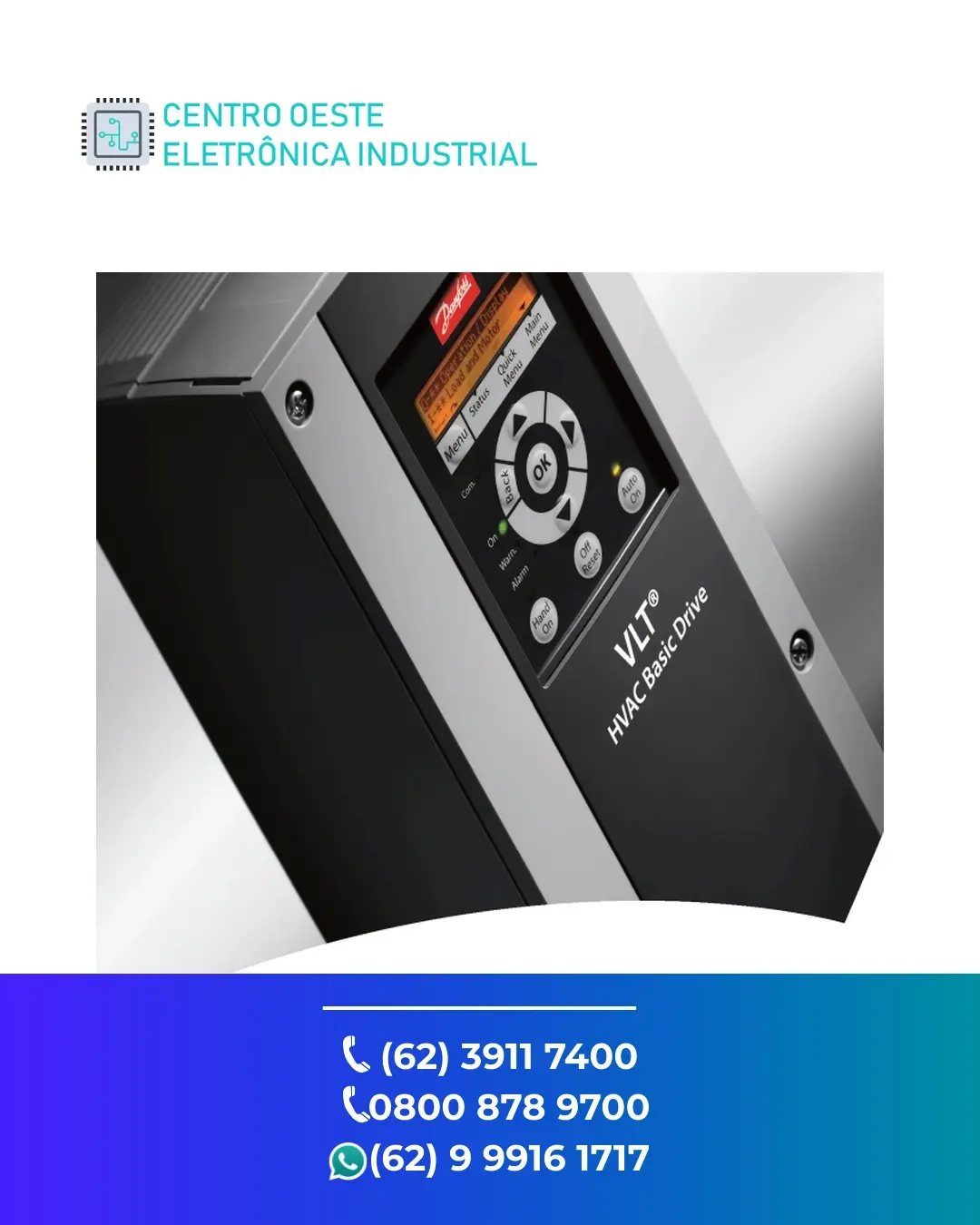 ASSISTÊNCIA TÉCNICA INVERSOR DANFOSS VLT HVAC BASIC BRASIL