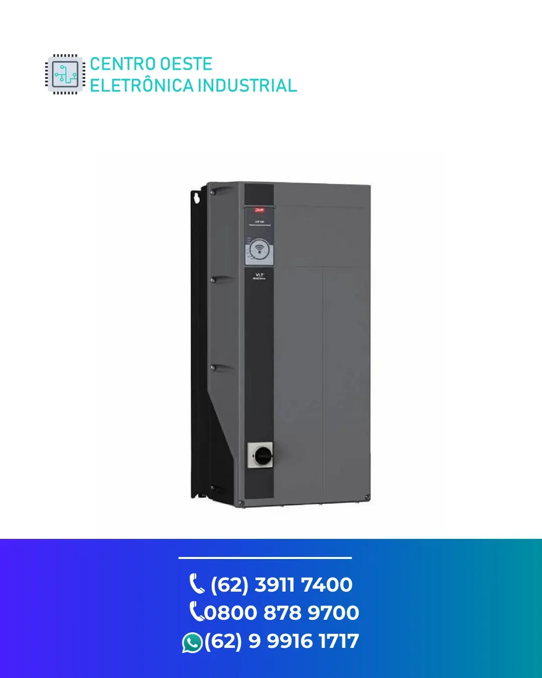 ASSISTÊNCIA TÉCNICA INVERSOR DANFOSS VLT HVAC FC102 GOIÁS