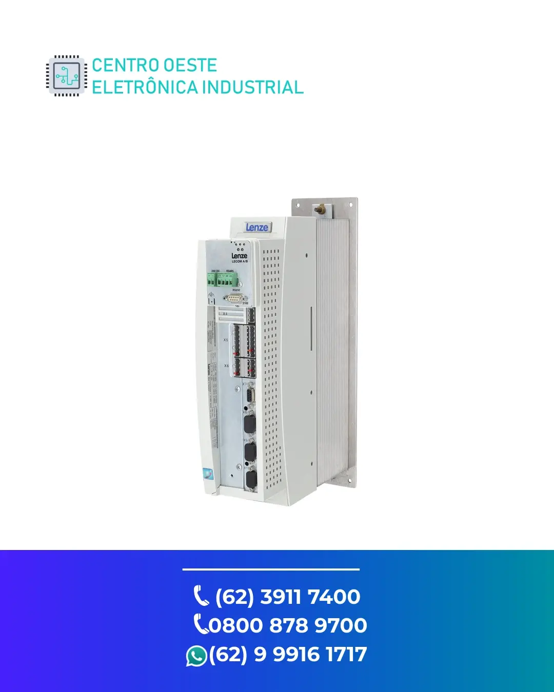 ASSISTÊNCIA TÉCNICA INVERSOR LENZE 9300 POSITIONING GOIANIA