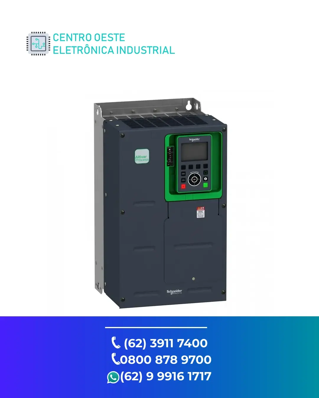 ASSISTÊNCIA TÉCNICA INVERSOR SCHNEIDER ATV630 BRASIL
