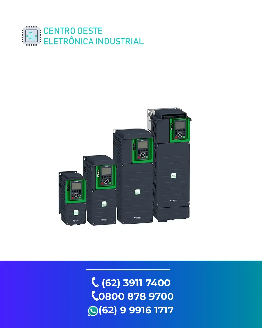 ASSISTÊNCIA TÉCNICA INVERSOR SCHNEIDER ATV930 GOIÁS