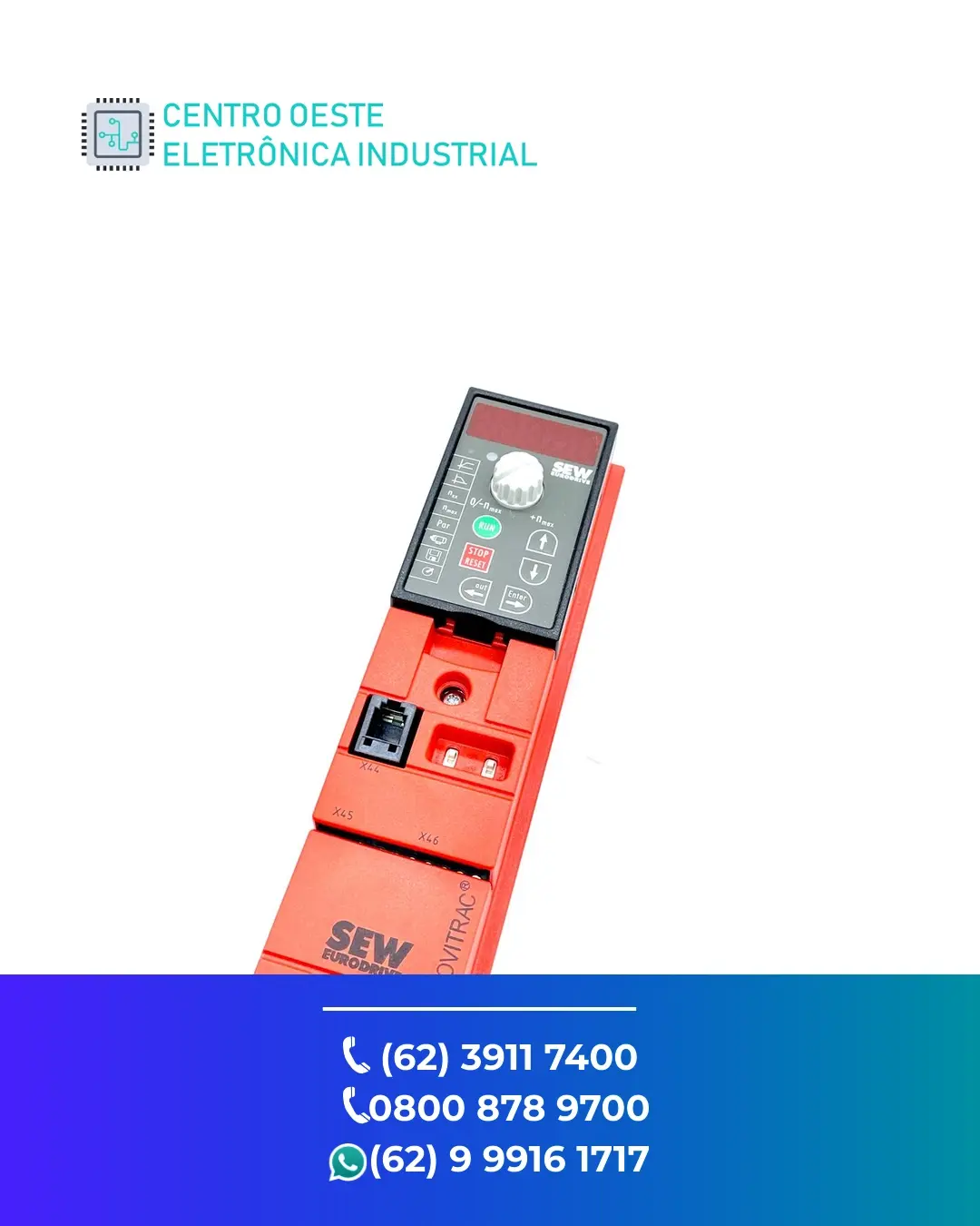 ASSISTÊNCIA TÉCNICA INVERSOR SEW EURODRIVE MOVITRAC ADVANCED GOIÁS