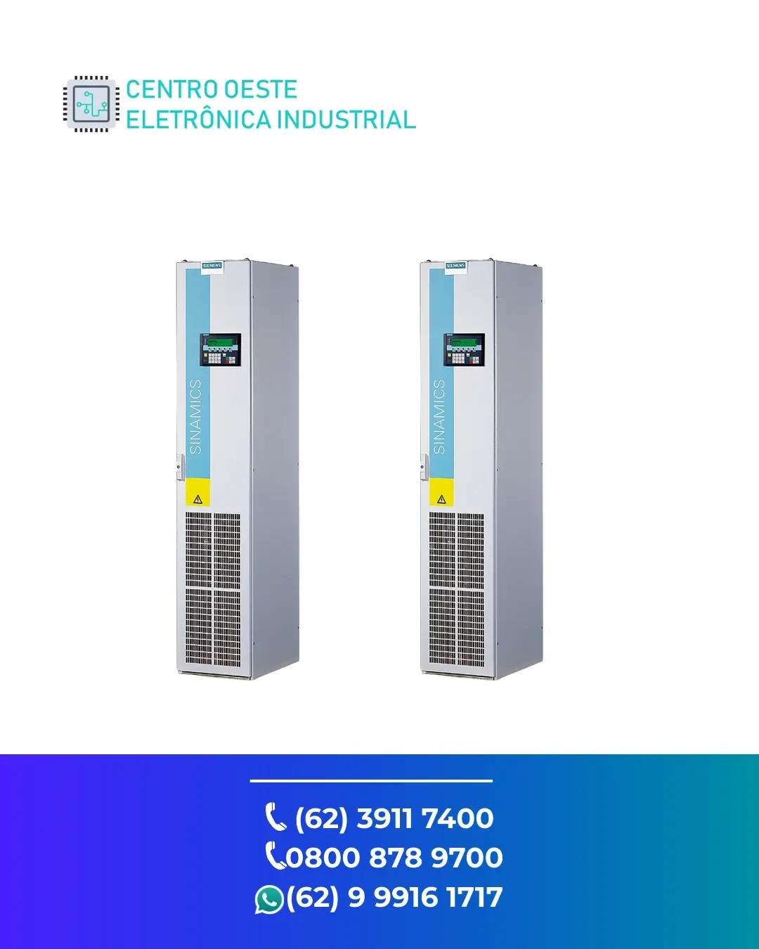 ASSISTÊNCIA TÉCNICA INVERSOR SIEMENS SINAMICS S150 GOIANIA