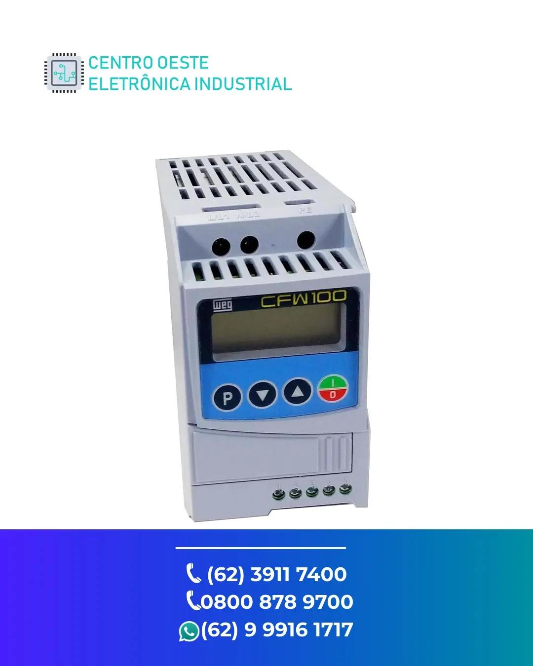 ASSISTÊNCIA TÉCNICA INVERSOR WEG CFW100 BRASIL