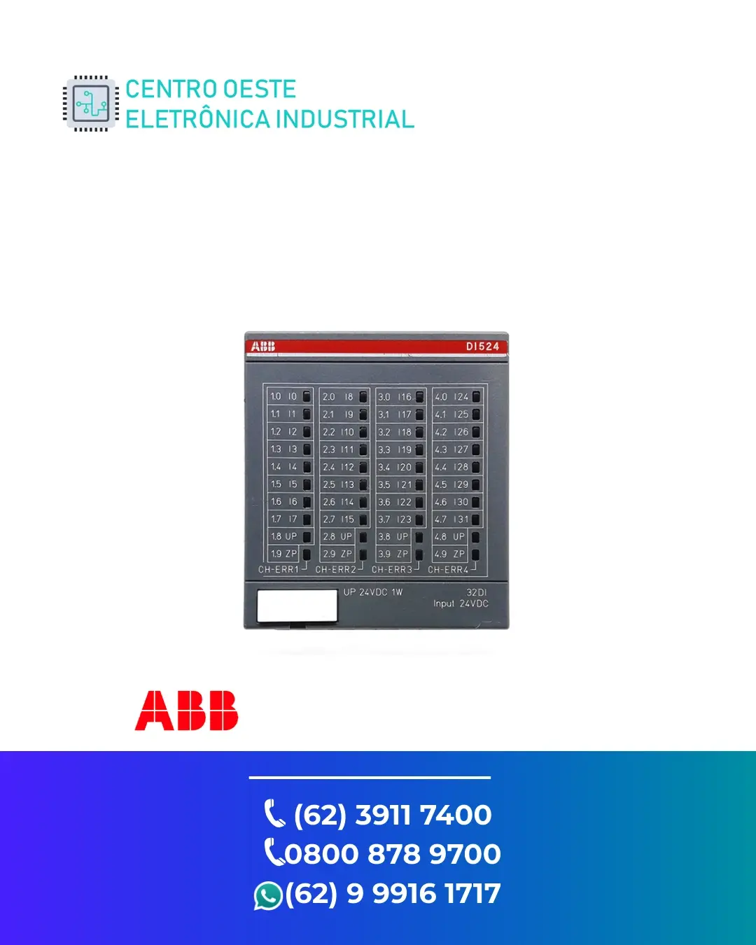 ASSISTÊNCIA TÉCNICA IO REMOTO ABB S500 E GOIÁS