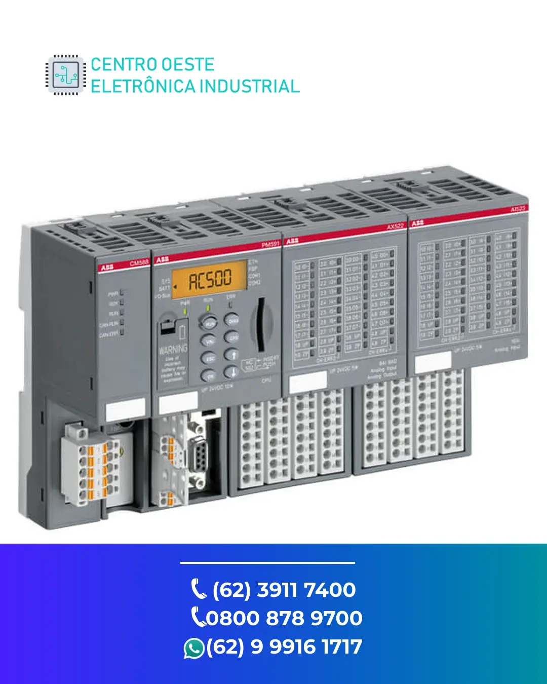 ASSISTÊNCIA TÉCNICA PLC ABB AC500 ECO BRASIL