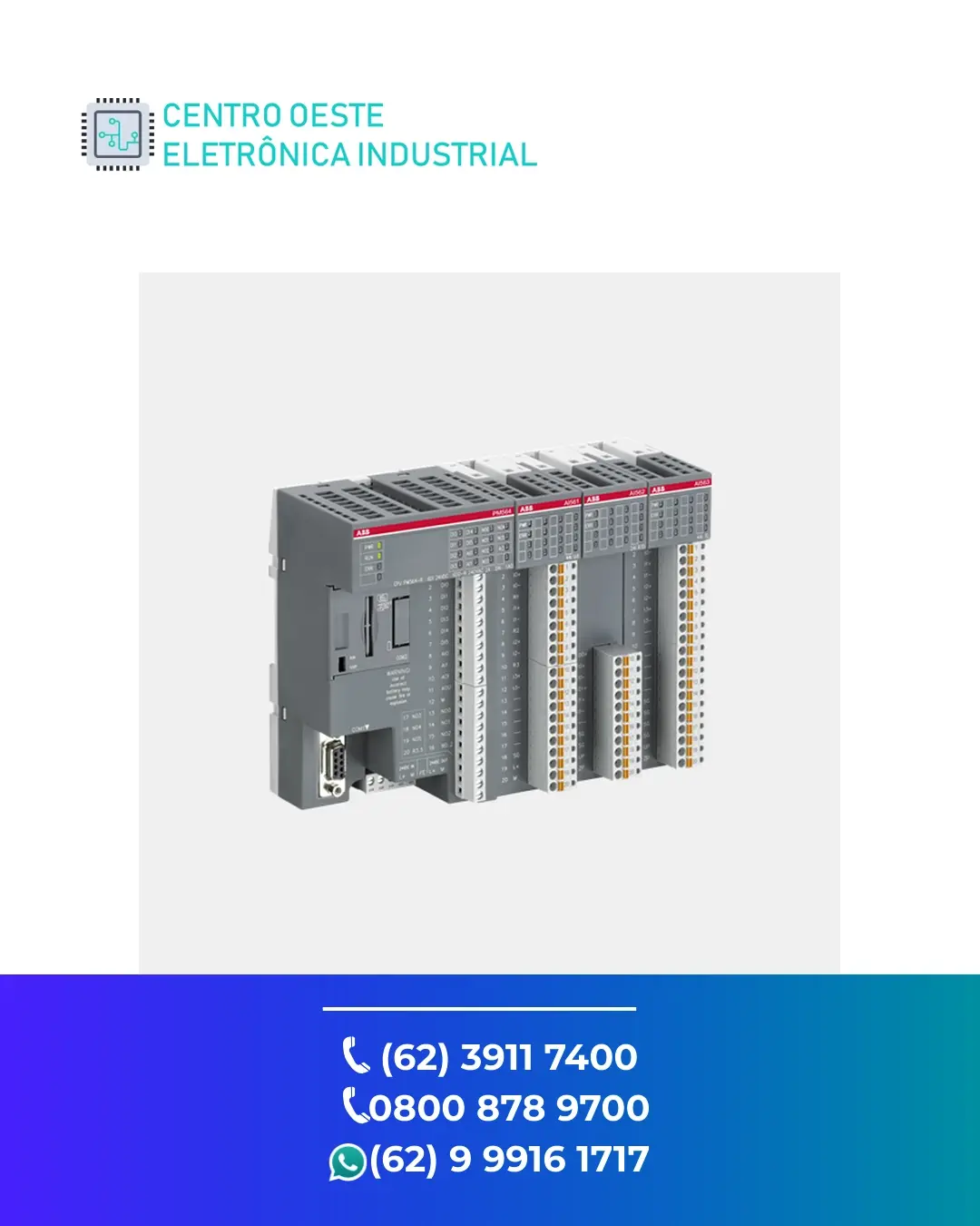ASSISTÊNCIA TÉCNICA PLC ABB AC500 GOIANIA