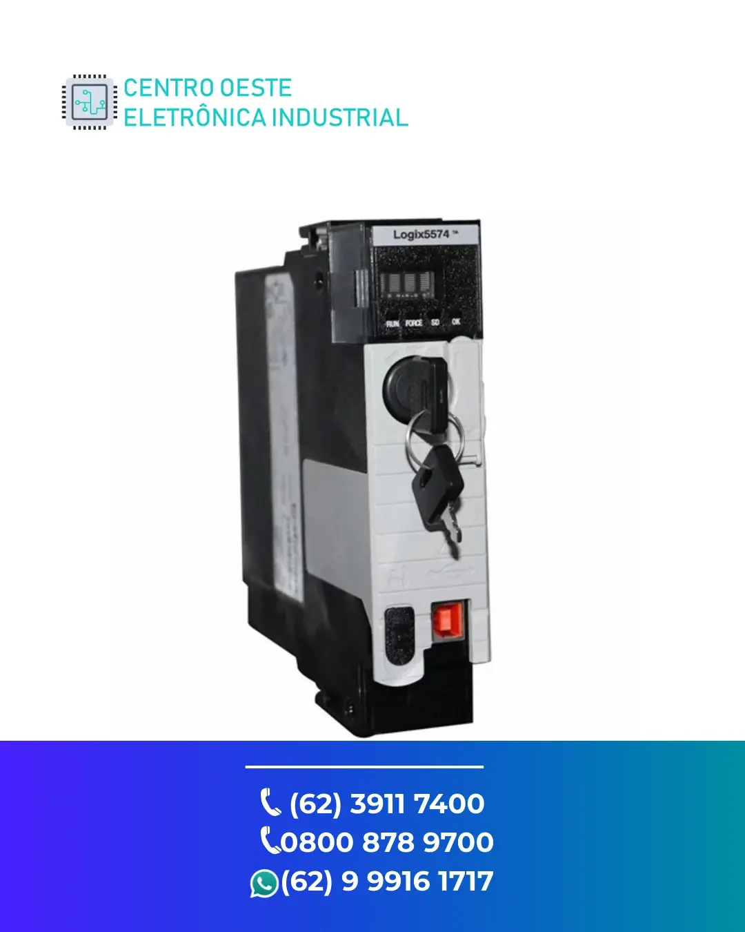 ASSISTÊNCIA TÉCNICA PLC ALLEN BRADLEY CONTROLLOGIX L72 GOIÁS