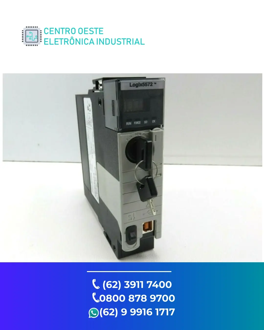 ASSISTÊNCIA TÉCNICA PLC ALLEN BRADLEY CONTROLLOGIX L81 GOIANIA