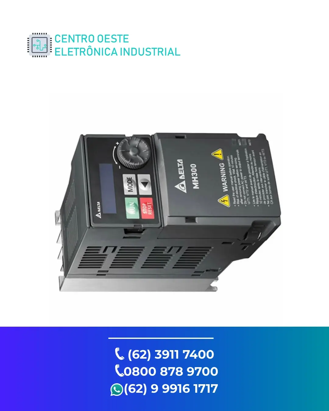 ASSISTÊNCIA TÉCNICA PLC DELTA MH300 GOIANIA