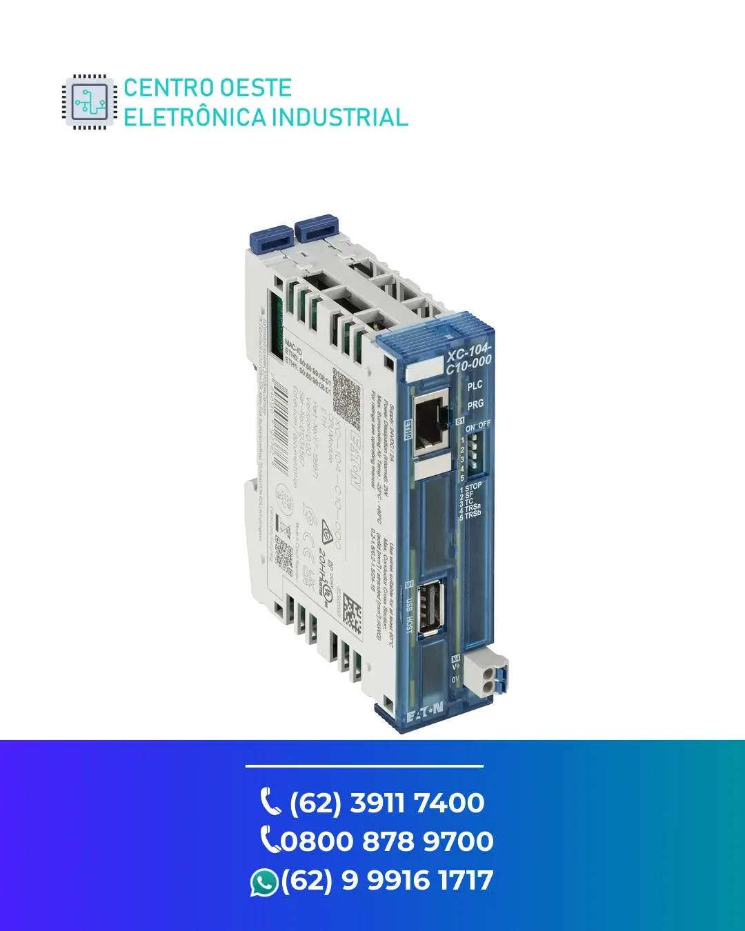 ASSISTÊNCIA TÉCNICA PLC EATON XC200 GOIÁS