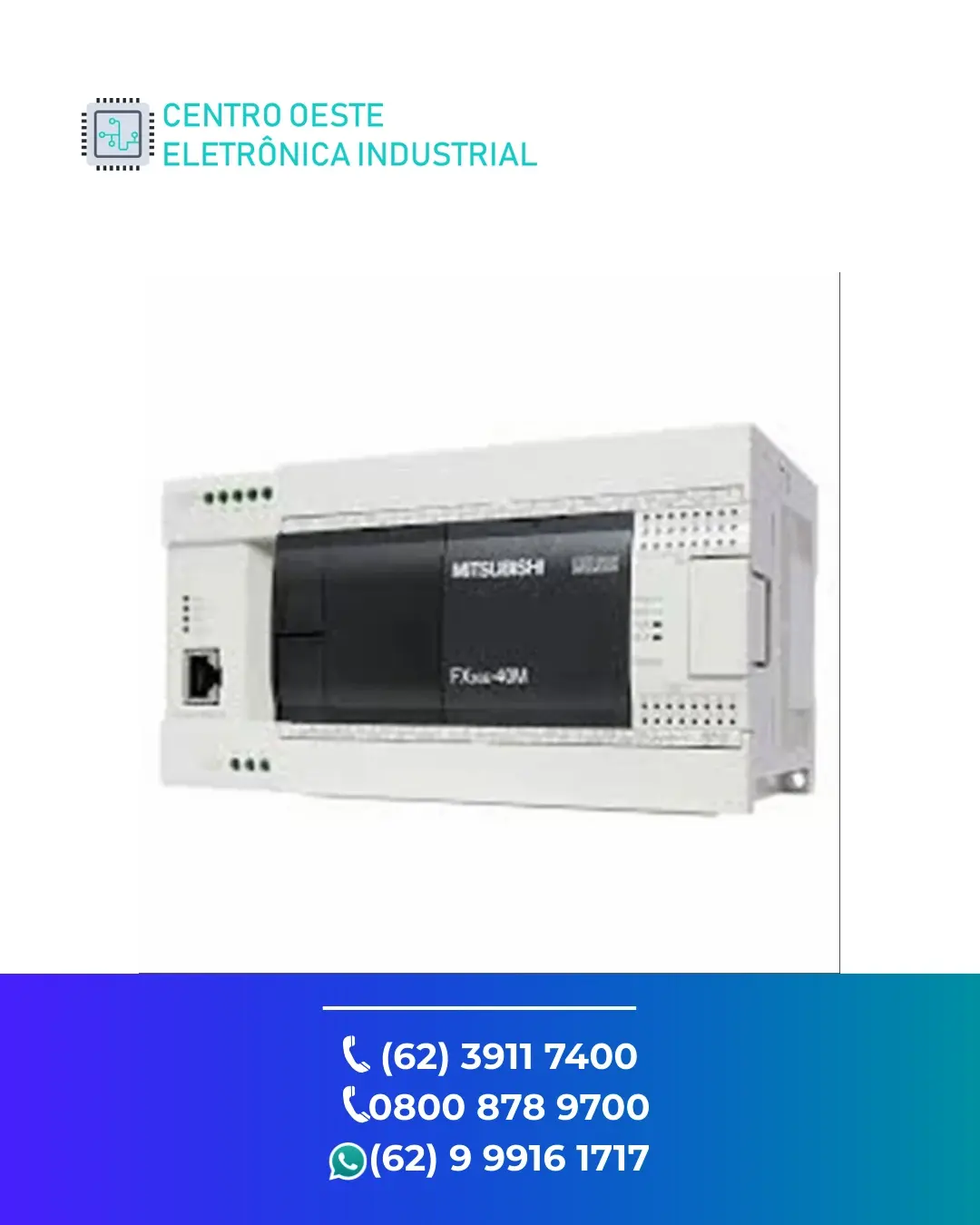 ASSISTÊNCIA TÉCNICA PLC MITSUBISHI FX1S GOIANIA