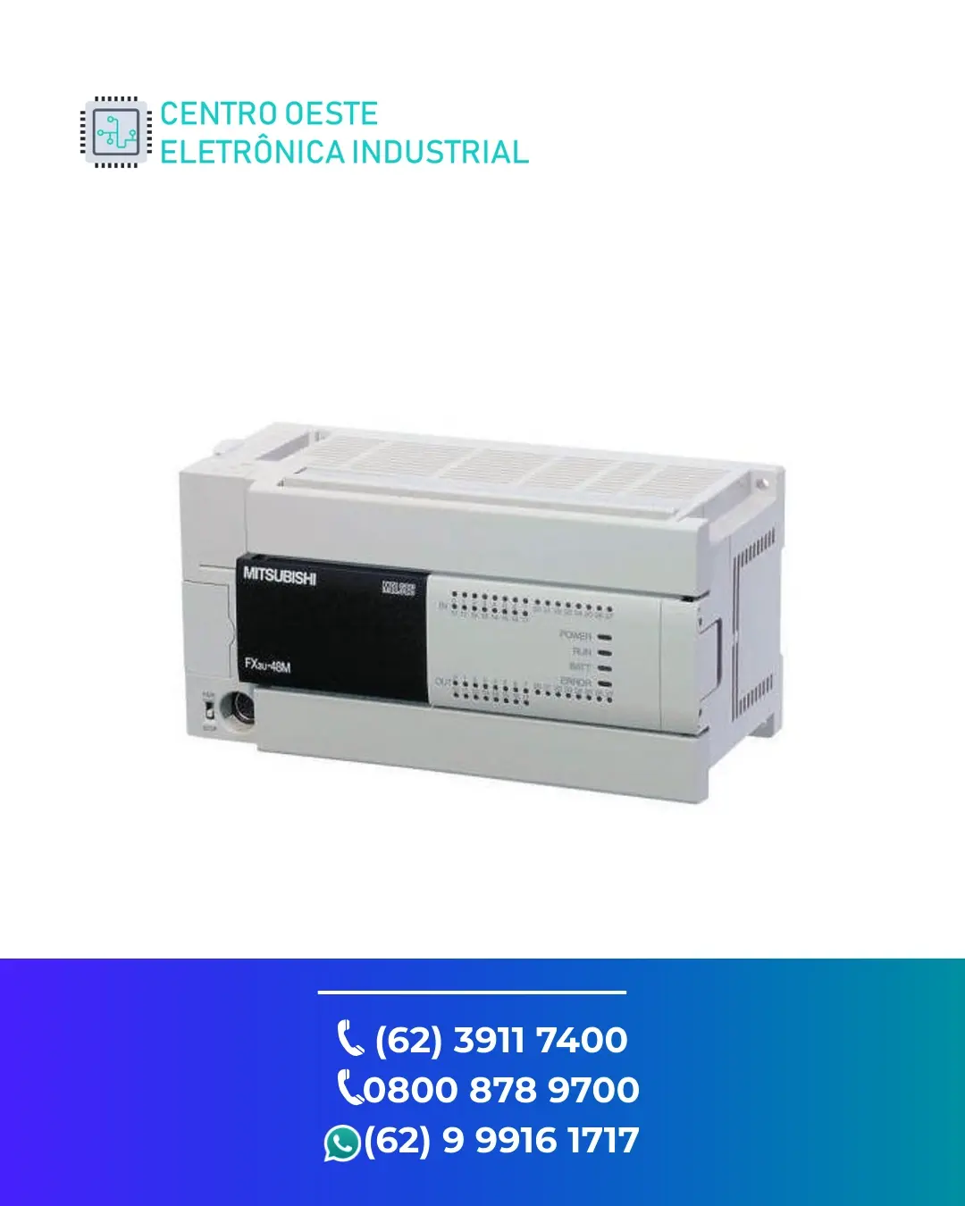 ASSISTÊNCIA TÉCNICA PLC MITSUBISHI FX2N GOIÁS