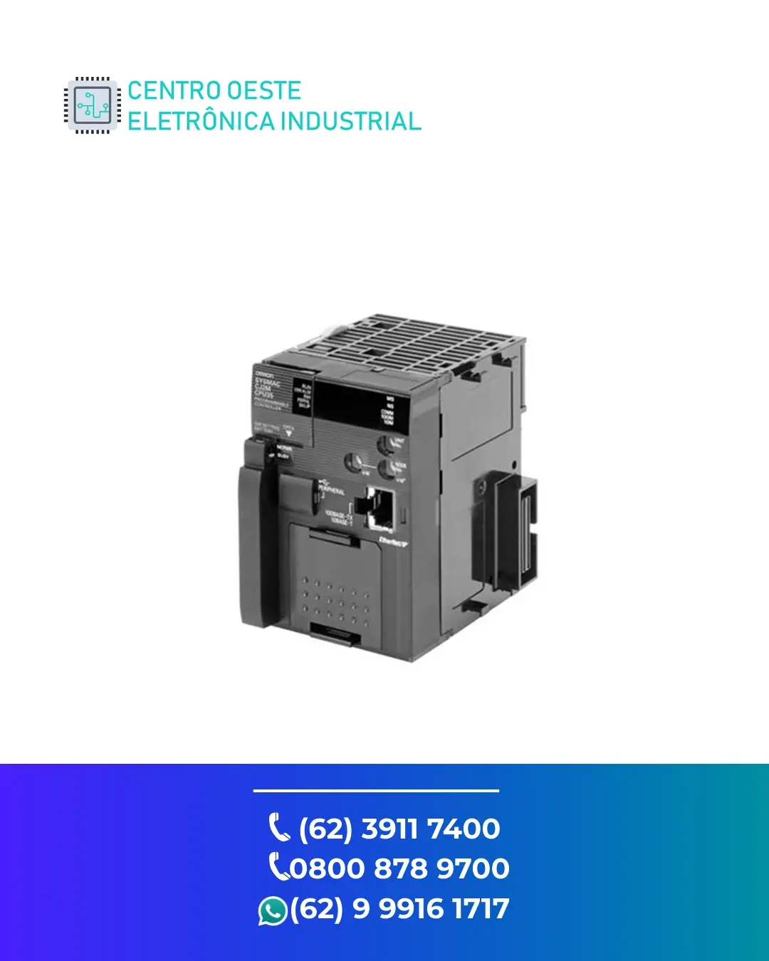 ASSISTÊNCIA TÉCNICA PLC OMRON CJ2H GOIANIA