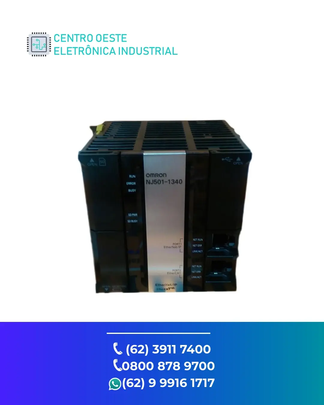 ASSISTÊNCIA TÉCNICA PLC OMRON NX501 GOIANIA