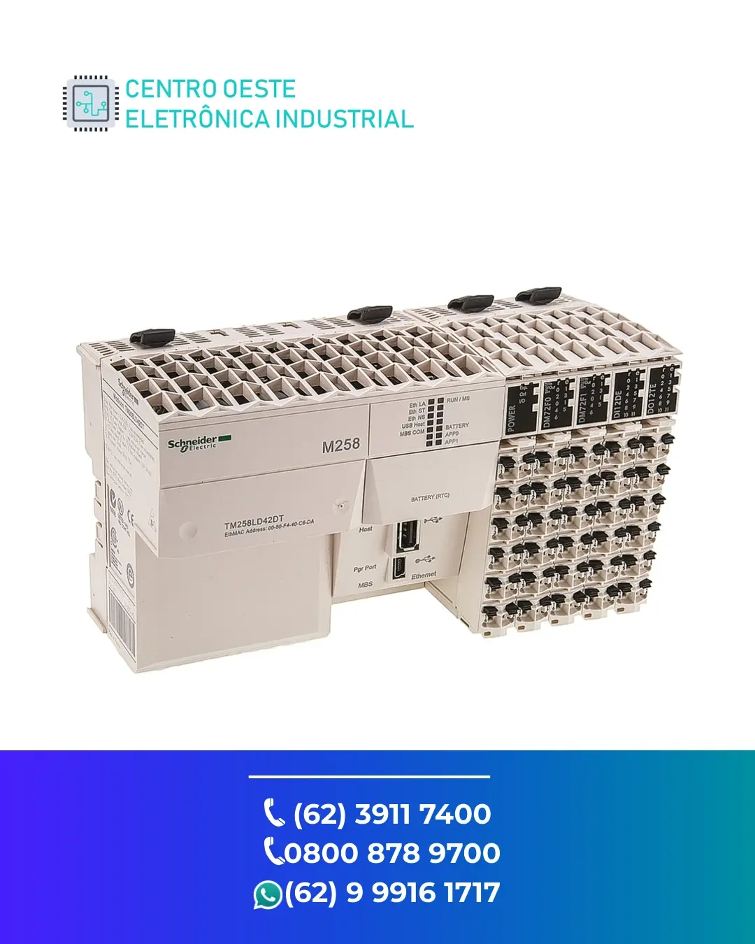 ASSISTÊNCIA TÉCNICA PLC SCHNEIDER MODICON M258 BRASIL