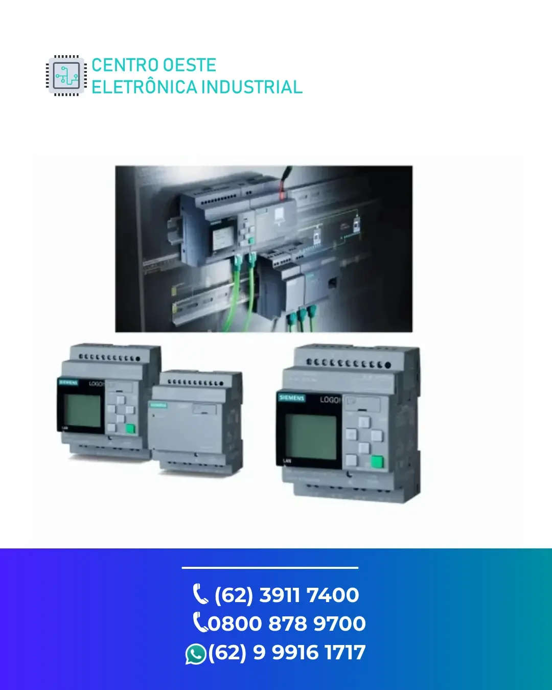 ASSISTÊNCIA TÉCNICA PLC SIEMENS LOGO GOIANIA