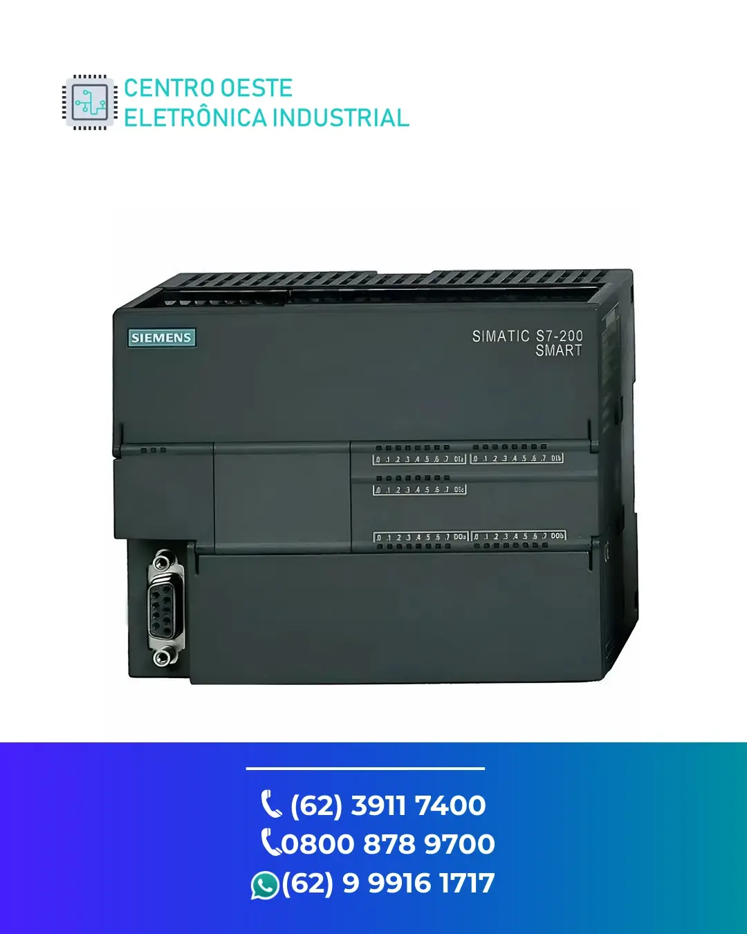 ASSISTÊNCIA TÉCNICA PLC SIEMENS S7 200 SMART GOIANIA