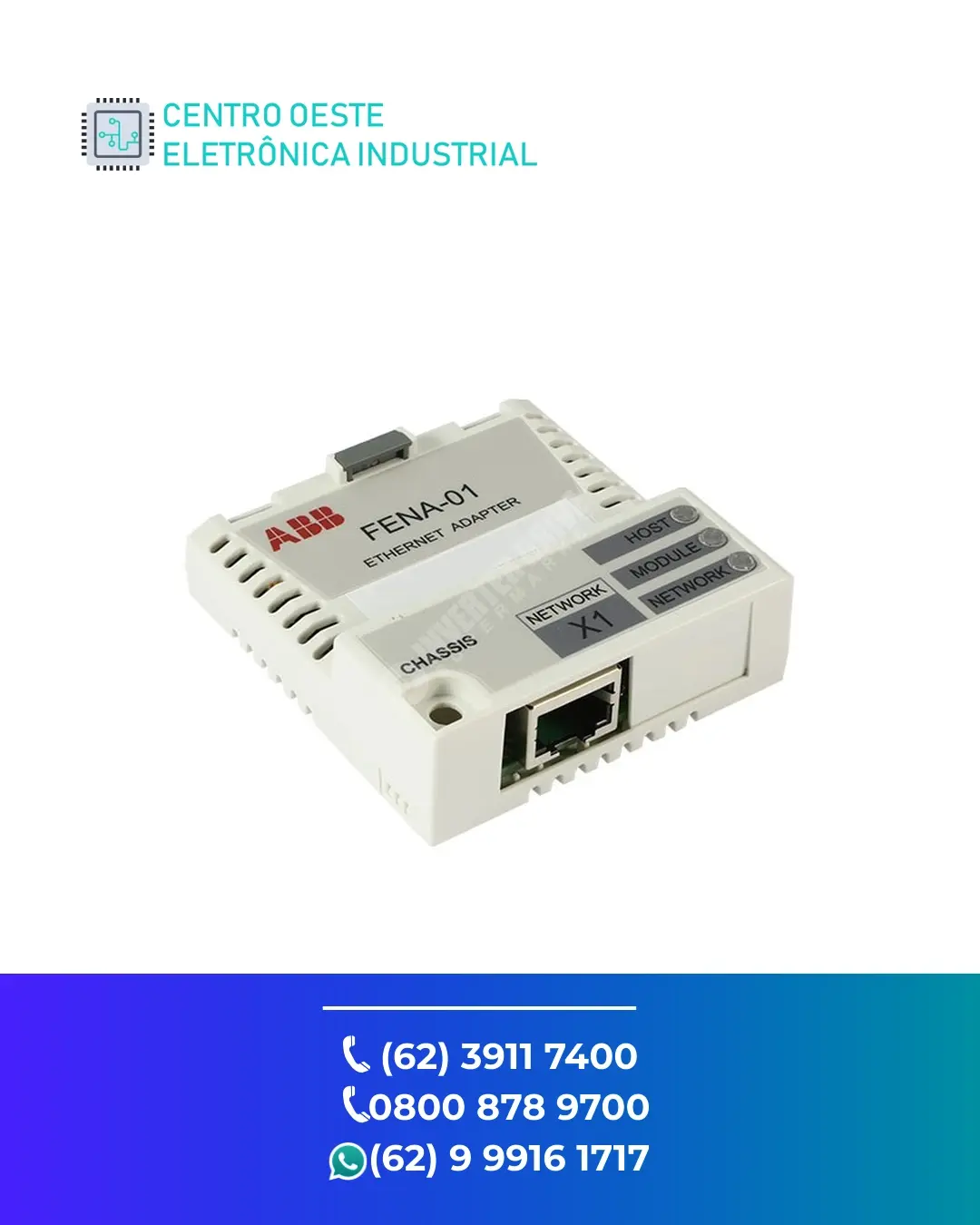 ASSISTÊNCIA TÉCNICA REDE ABB ETHERNET IP GOIANIA