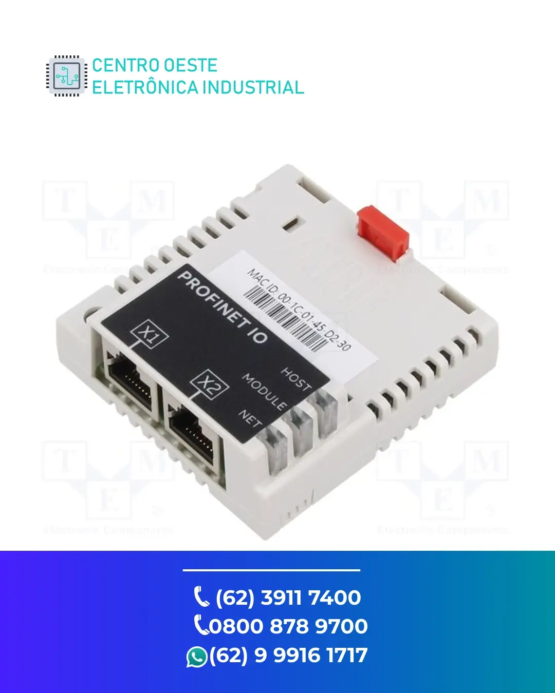 ASSISTÊNCIA TÉCNICA REDE ABB PROFINET GOIANIA