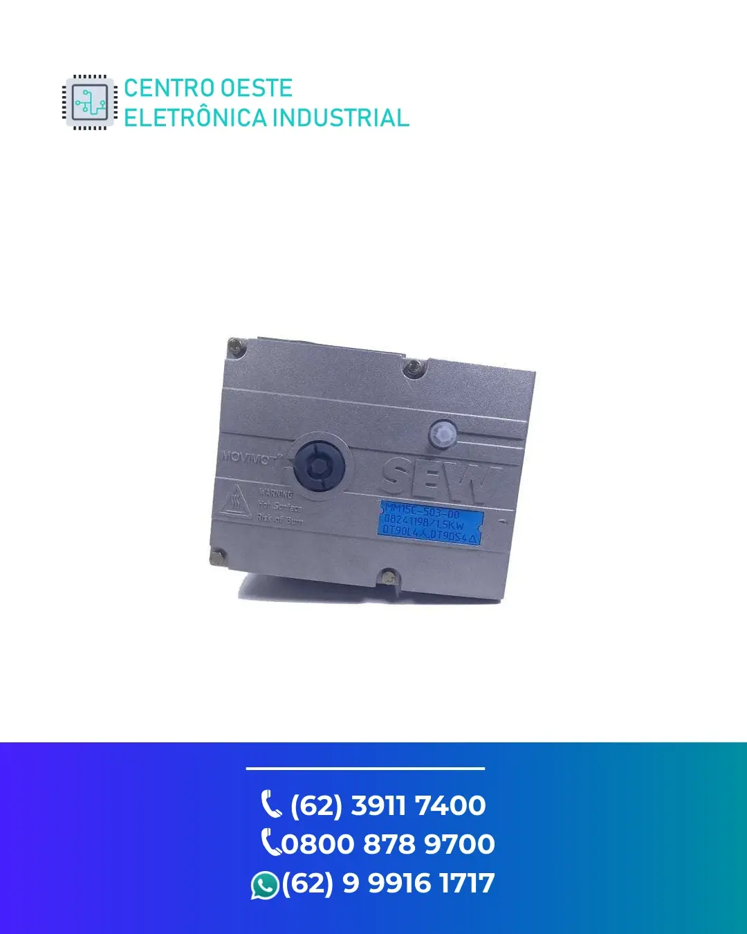 ASSISTÊNCIA TÉCNICA REDE SEW EURODRIVE CANOPEN GOIÁS
