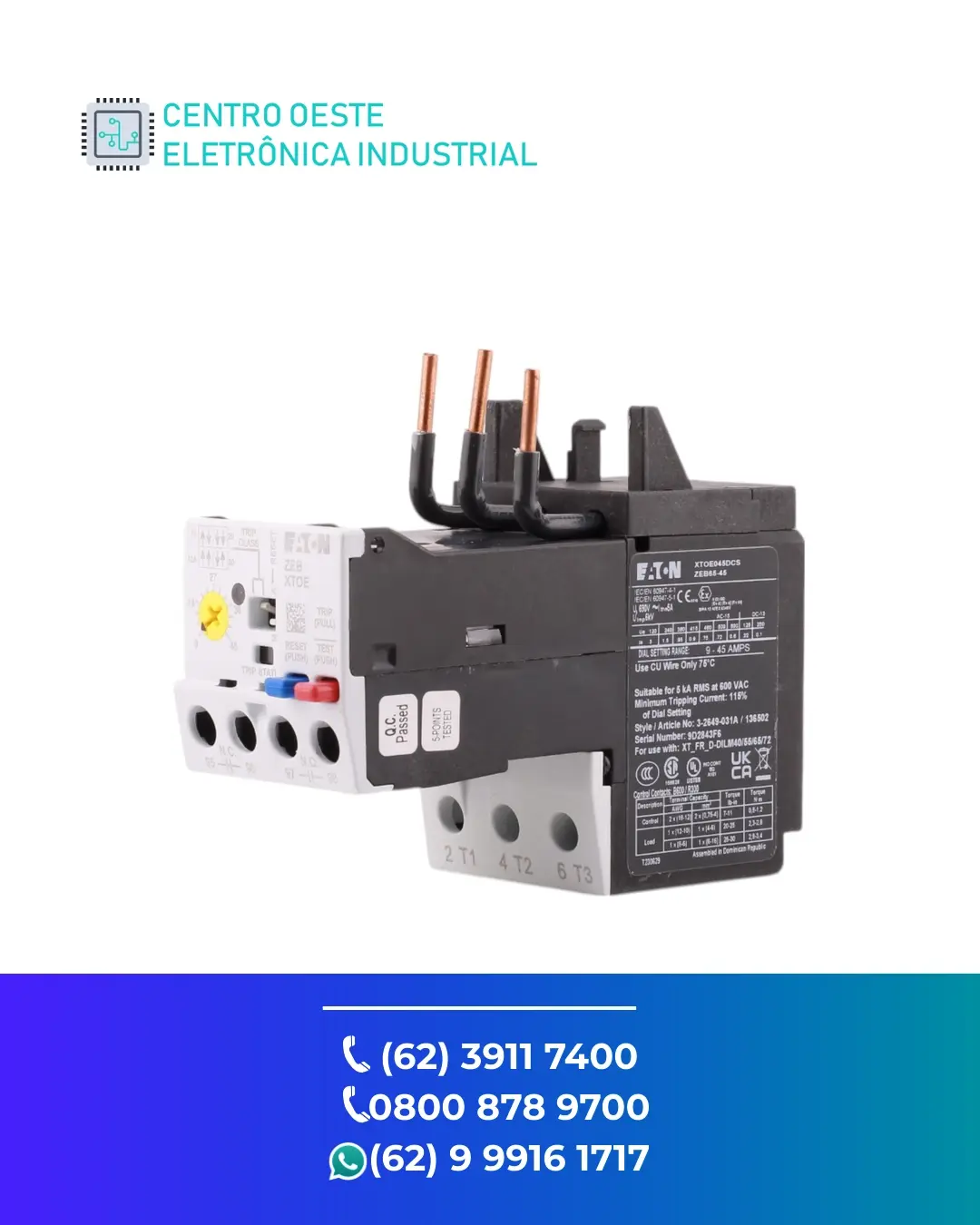 ASSISTÊNCIA TÉCNICA RELE PROTECAO EATON C440 GOIÁS