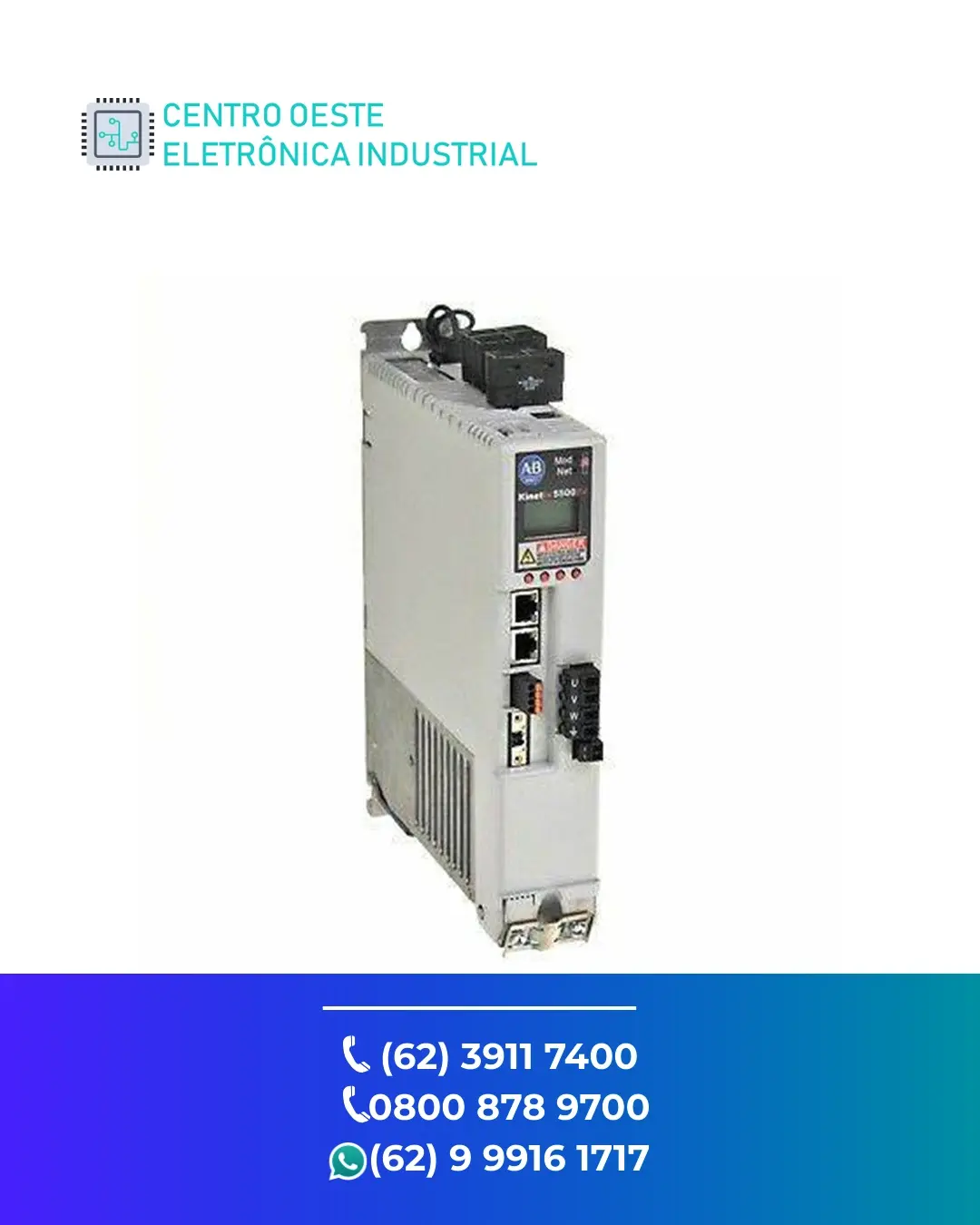 ASSISTÊNCIA TÉCNICA SERVO DRIVE ALLEN BRADLEY KINETIX 3 GOIANIA