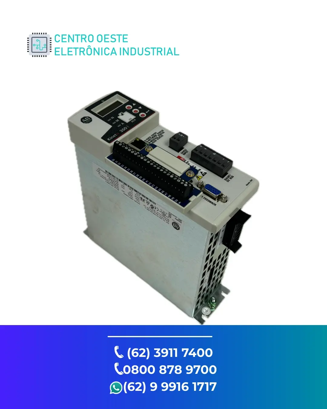 ASSISTÊNCIA TÉCNICA SERVO DRIVE ALLEN BRADLEY KINETIX 350 BRASIL