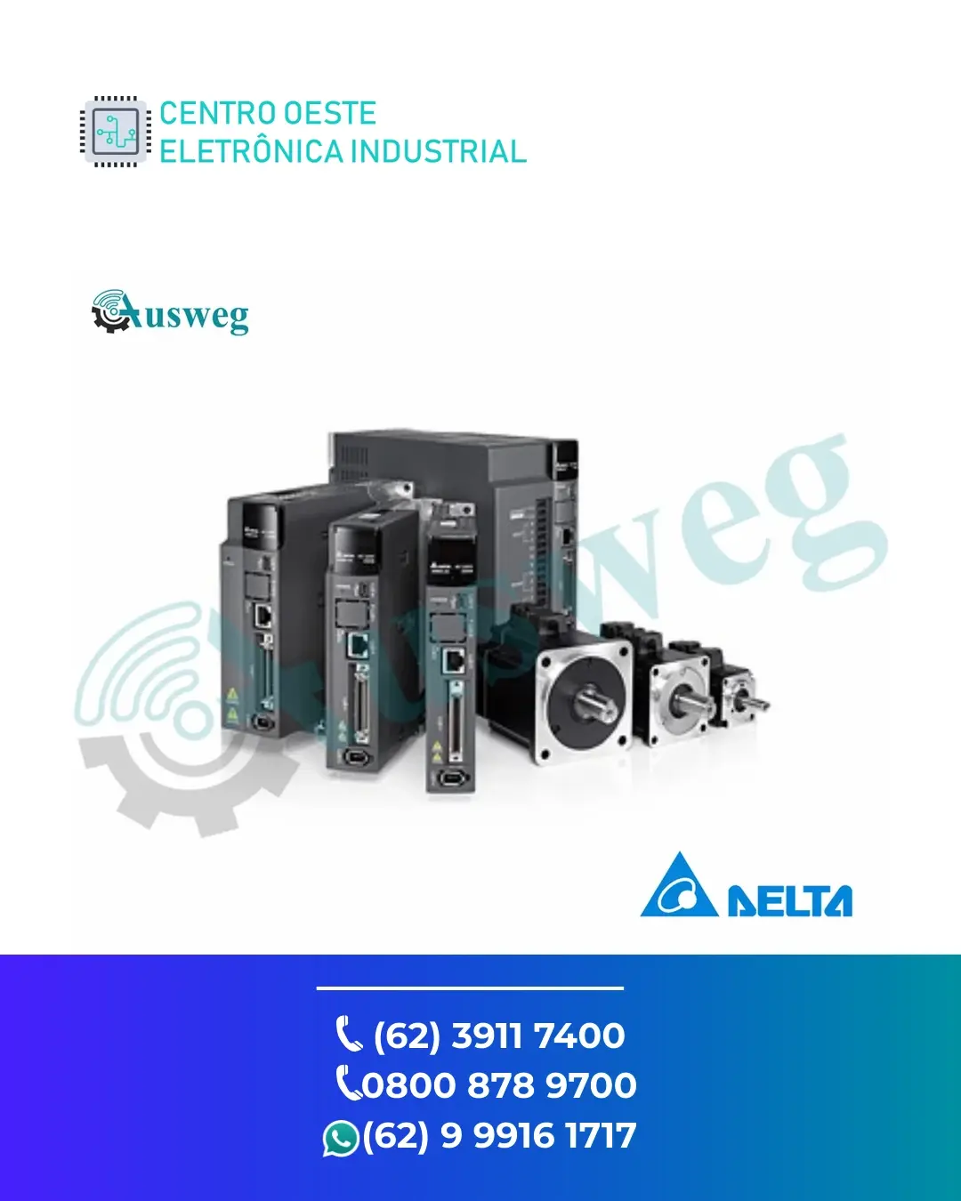 ASSISTÊNCIA TÉCNICA SERVO DRIVE DELTA ASDA A2 GOIÁS