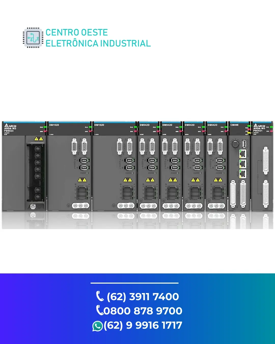 ASSISTÊNCIA TÉCNICA SERVO DRIVE DELTA ASDA W3 GOIANIA