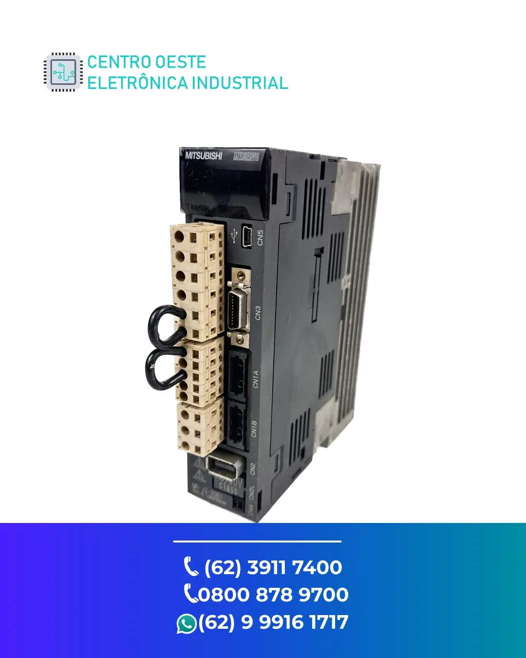 ASSISTÊNCIA TÉCNICA SERVO DRIVE MITSUBISHI MELSERVO GOIÁS