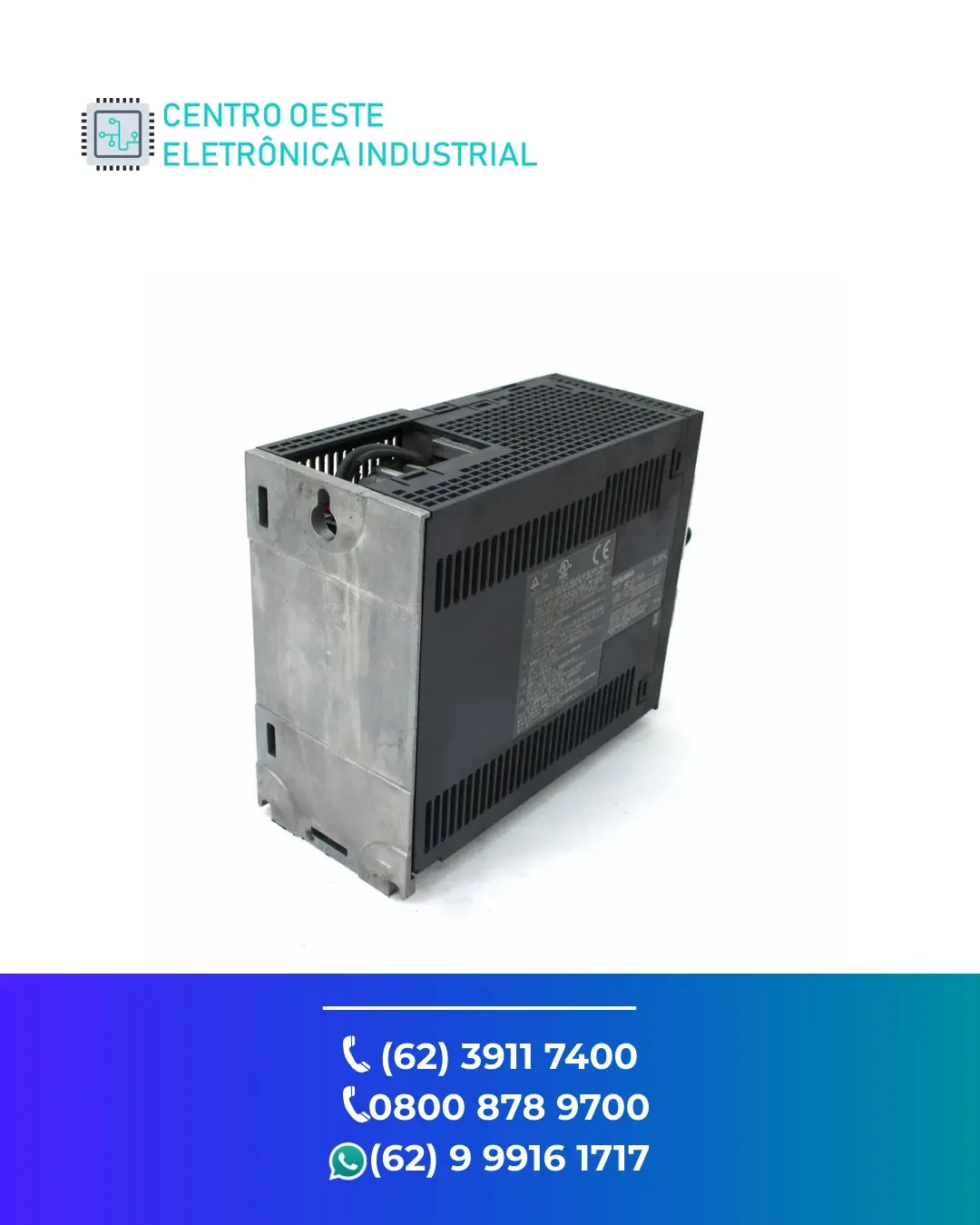 ASSISTÊNCIA TÉCNICA SERVO DRIVE MITSUBISHI MR J3 GOIANIA