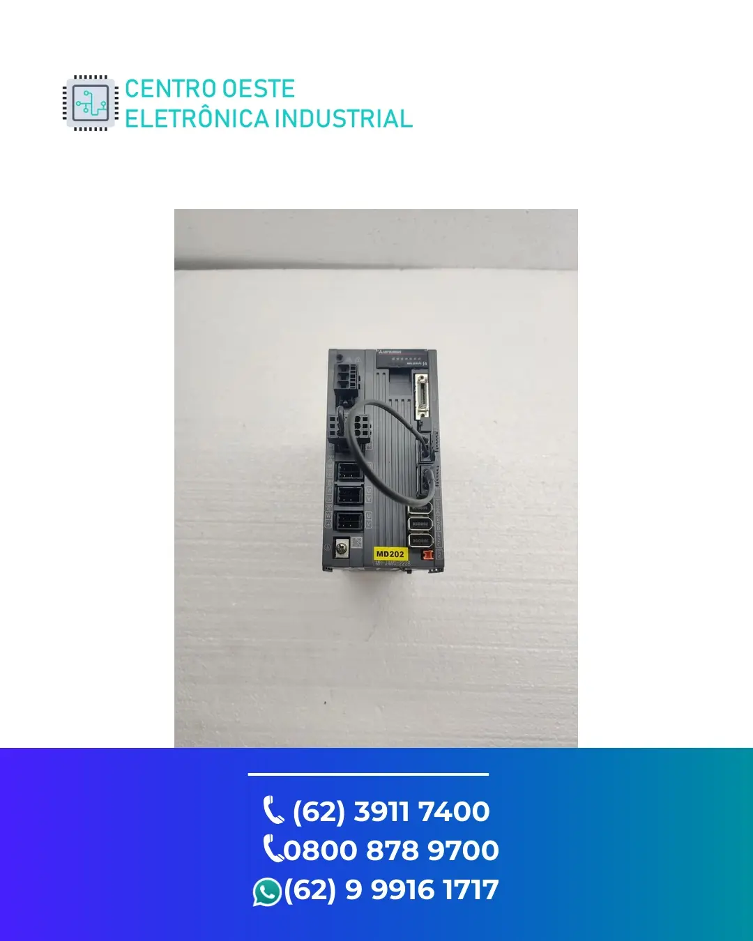 ASSISTÊNCIA TÉCNICA SERVO DRIVE MITSUBISHI MR J4W BRASIL