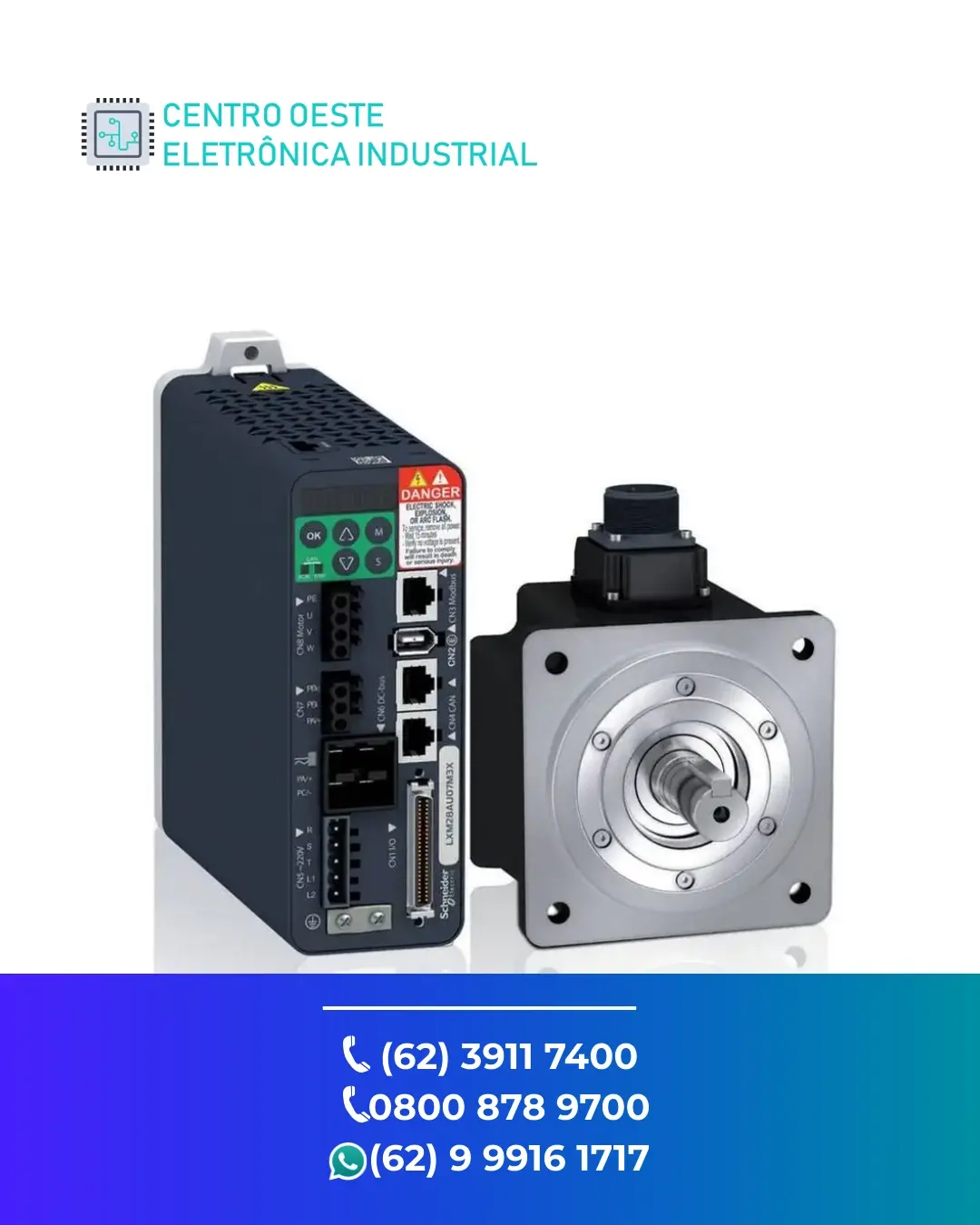 ASSISTÊNCIA TÉCNICA SERVO DRIVE SCHNEIDER LEXIUM 23 BRASIL