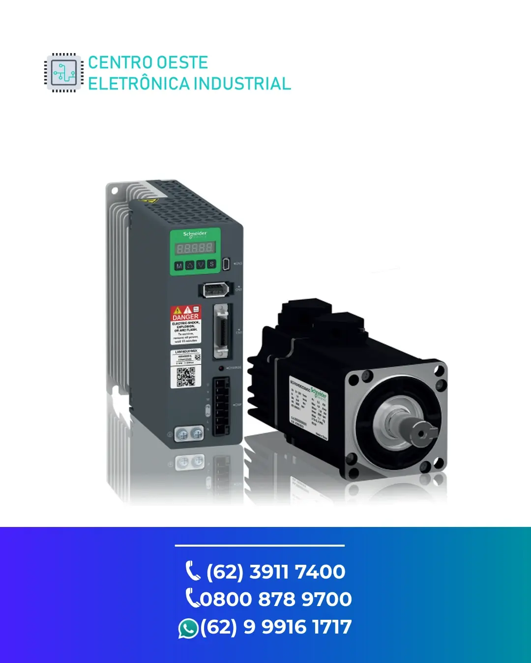 ASSISTÊNCIA TÉCNICA SERVO DRIVE SCHNEIDER LEXIUM 28 GOIÁS
